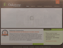 Tablet Screenshot of oakstone-construction.com